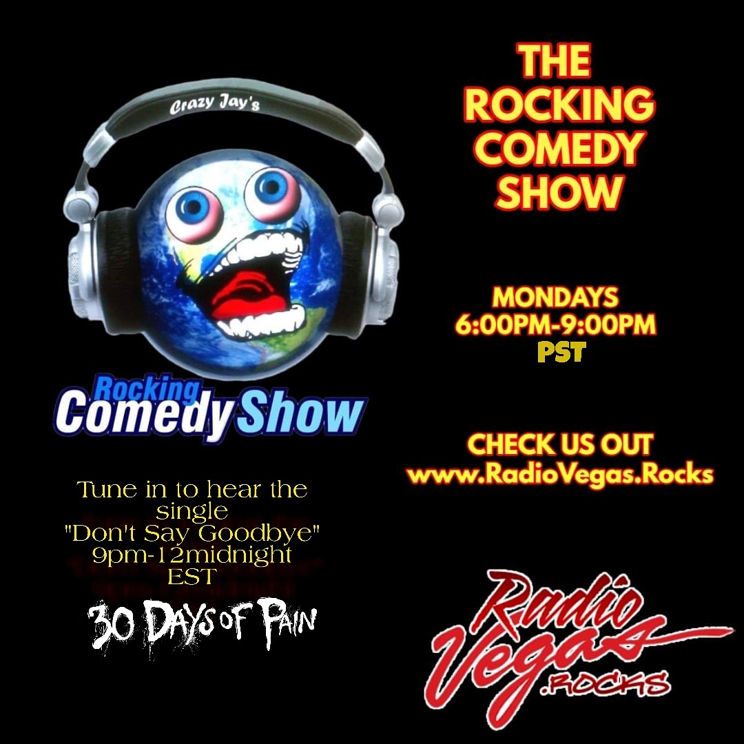 30DaysofPain's tweet image. Tune in tonight! #NewMusicMonday #30DoP #RockingComedyShow