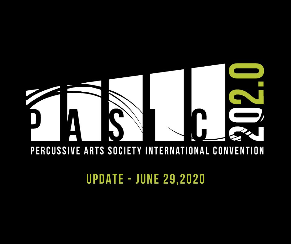 PercussiveArts's tweet image. For a #PASIC2020 Update please visit pasic.org