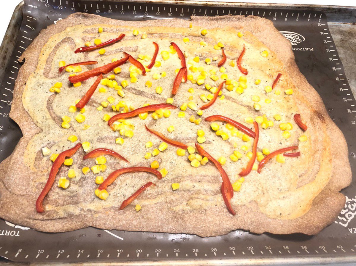 JojoSekri's tweet photo. JoJo Cooking Magic Homemade Tarte Flambée
JojoCookingMagic Recipe
#frenchtarteflambée #homemadepizza #frenchpizza #freshfeta #fetacheese #ceese #homemadefeta #paprika #mais #halal #wheatflour #wholemealflour #water #noyeastpizzadough #noyeast #nofoodcoloring #healthyfood #nomsg https://t.co/9zSfByCTRQ
