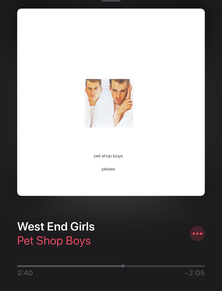 SelinaQuinn729's tweet photo. My song!!!!! ❤️ #petshopboys #westendgirls #lunchjam #happydance https://t.co/pnCMtouGlC