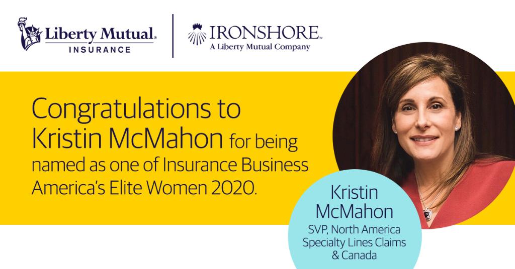 Congratulations to Kristin McMahon who was selected as one of Insurance Business America’s Elite Women for 2020. IBA spotlights numerous ground-breaking women of influence in the insurance industry. spr.ly/6010GPDxE