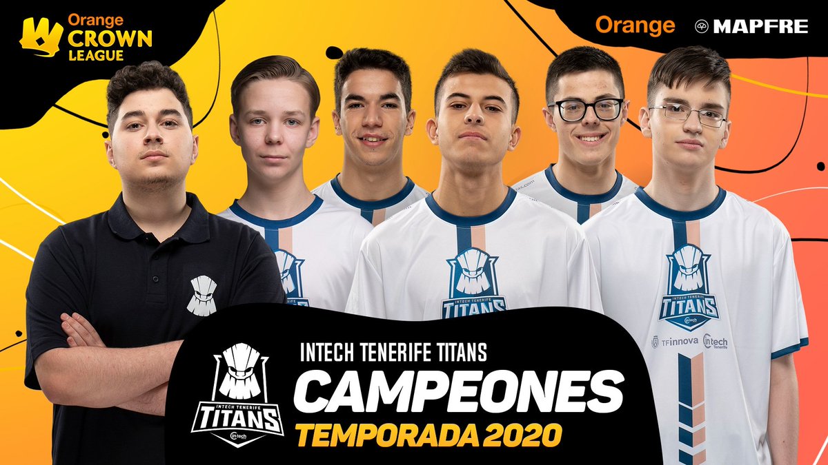 Y así llegaron los nuevos Reyes 👑

¡<a href="/TenerifeTitans/">Tenerife Titans</a> vencedores de la #OrangeCrownLeague!

@DanielD_CR <a href="/OneHive_Hunt3r/">Emil Johansson</a> @derp_cr <a href="/Vitor75u/">Vitor75 🇵🇹</a> <a href="/lucasgsm_13CR/">lucasgsm_13</a> <a href="/predator_is_god/">predator</a>