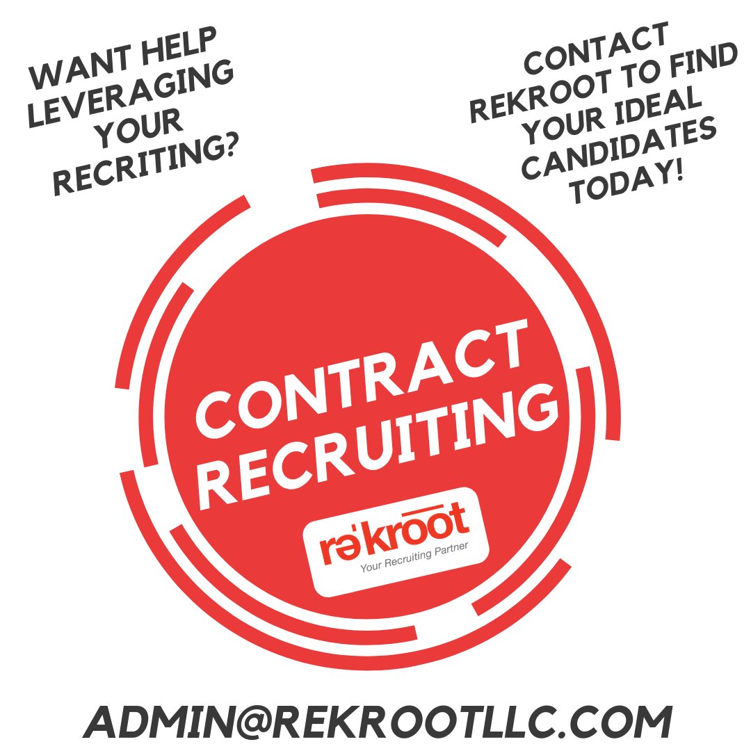 rekrootllc's tweet photo. Fulfill your recruiting-contract goals with the help of our #contractrecruiting services! #rekroot #integrity #intention #influence https://t.co/VYbn0M7cz8