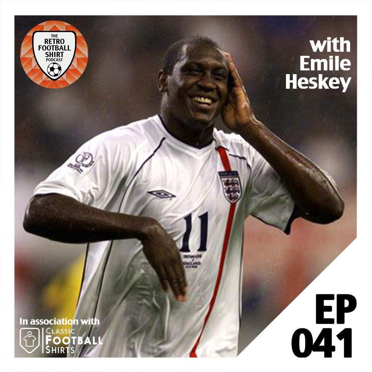 Retro Football Shirt Podcast (@retroshirtspod) on Twitter photo 🚨NEW EPISODE ALERT🚨
In association with <a href="/classicshirts/">Classic Football Shirts</a> Hosted by <a href="/IAmAlexManzi/">Alex Manzi</a> & <a href="/mruche/">Uche</a>
⚽️ Uche & Alex are joined by <a href="/EmileHeskeyUK/">Emile Heskey</a> 👏🏽
🎧 Emile talks about ‘THAT’ goal celebration
👕 <a href="/LFC/">Liverpool FC</a> & <a href="/LCFC/">Leicester City</a> classic kits 🙌🏽
LISTEN 👉🏽 linktr.ee/retrofootballs… 🚨NEW EPISODE ALERT🚨
In association with <a href="/classicshirts/">Classic Football Shirts</a> Hosted by <a href="/IAmAlexManzi/">Alex Manzi</a> & <a href="/mruche/">Uche</a>
⚽️ Uche & Alex are joined by <a href="/EmileHeskeyUK/">Emile Heskey</a> 👏🏽
🎧 Emile talks about ‘THAT’ goal celebration
👕 <a href="/LFC/">Liverpool FC</a> & <a href="/LCFC/">Leicester City</a> classic kits 🙌🏽
LISTEN 👉🏽 linktr.ee/retrofootballs…