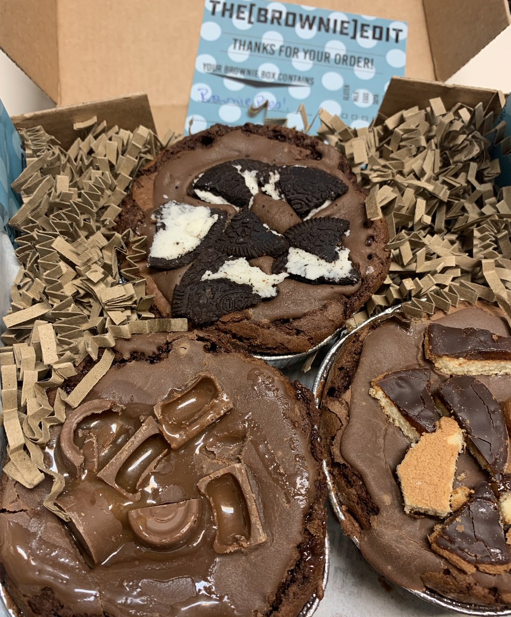 Happy Monday to me ✨ Brownie pies c/o <a href="/TheBrownieEdit/">The Brownie Edit</a> 😍

#HelpKentBuyLocal #HappyMonday