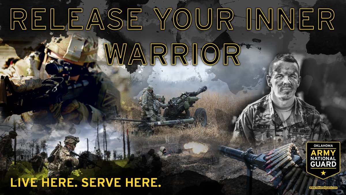 OKguardrecruit's tweet image. It's a Career, a Calling, and an Honor. 

It's a chance to serve your community, and your country!
What's your calling?
#GoGuard #LiveHere #ServeHere #Oklahoma