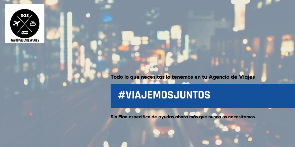 #viajemosjuntos Os necesitamos a todos clientes y mayoristas, vayamos como siempre unidos de la mano con mas fuerza que nunca para luchar por este sector AGENCIAS DE VIAJES que siempre responde por todos <a href="/DTviajes/">Dynamic Tours</a> <a href="/MarotoReyes/">Reyes Maroto</a> <a href="/luxotour/">Luxotour</a> <a href="/transrutas/">TRANSRUTAS</a> <a href="/politours/">Politours</a> <a href="/Mapatours/">Mapa Tours</a> <a href="/tve_tve/">tve</a>