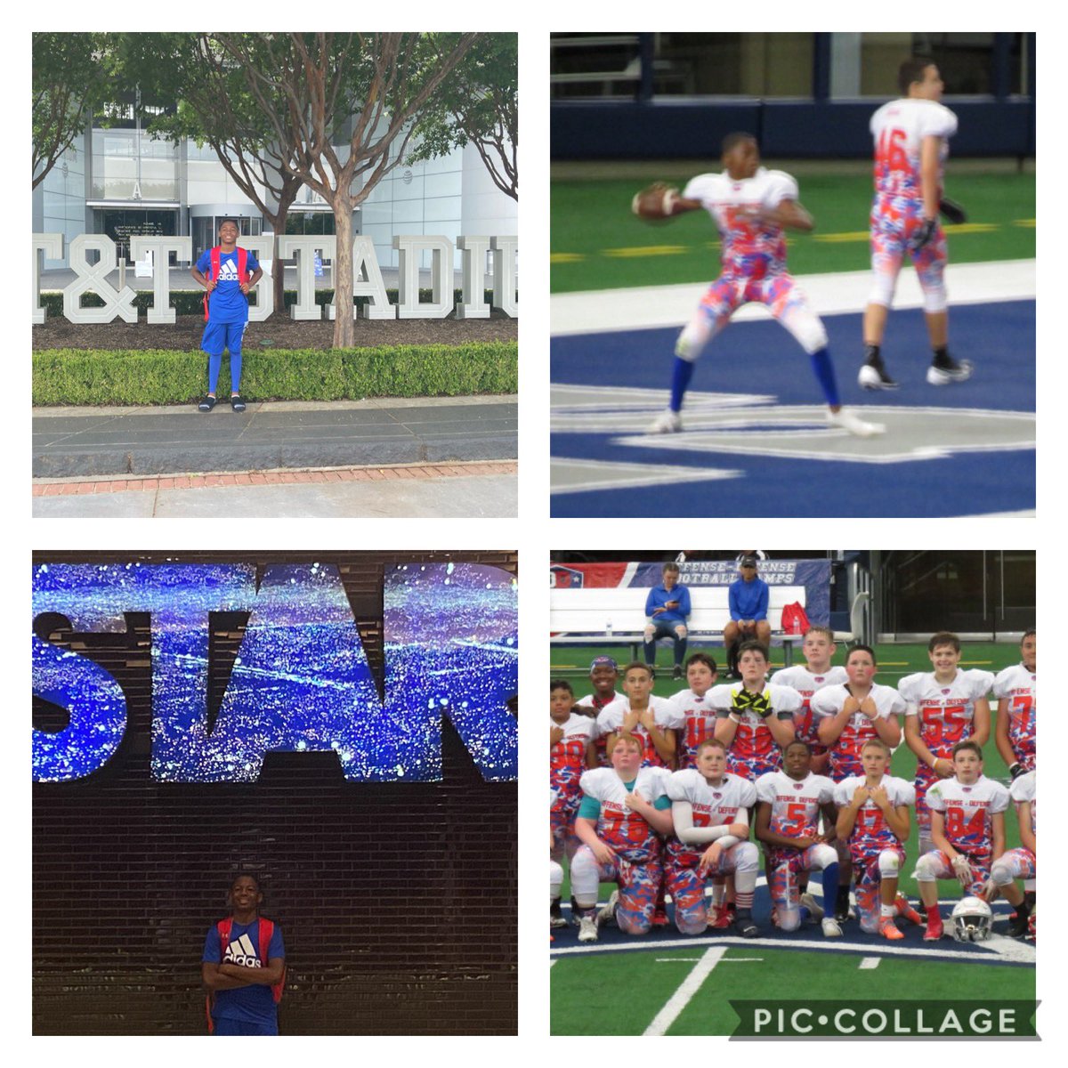 ⁦⁦@DereonColeman_3⁩ Congrats on your victory today. ⁦@KezzieColeman⁩ our son shined Bright today in the AT&T Dome. Continue to put God first and never give up. #GodgivenTalent BTRuQBTRaining ⁦@ODFBall⁩ ⁦@AdvancedQBCamp⁩ ⁦@baylintrujillo⁩ ⁦
