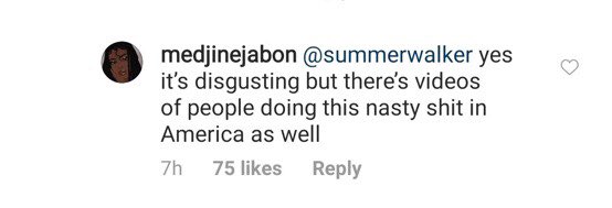 Another user pointed out the fact that things like this happen in America as well in which summer ONCE AGAIN made it clear that despite the people in the video being asian . In her opinion it was overall disgusting in which tf it was !