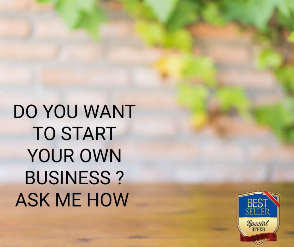 PartTim01799874's tweet image. Start your own business