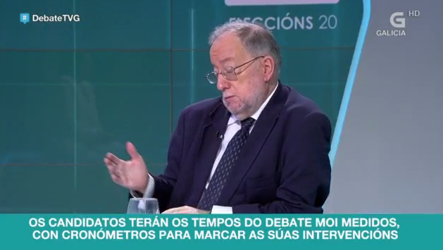 Un tertuliano queda durmido na previa do #DebateTVG