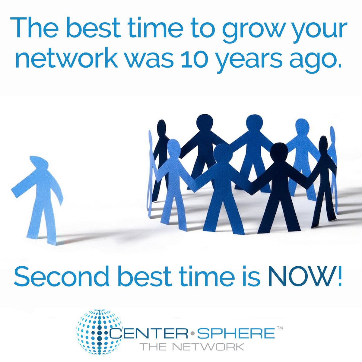 Don't wait to start building a network of professionals who are committed to you and your business!