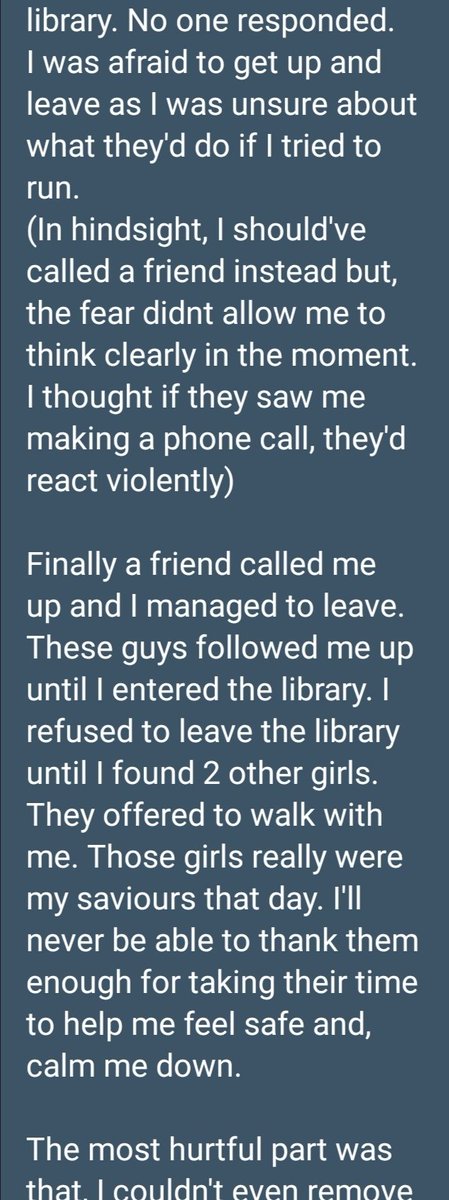 Response # 30 Part 1(Truly unnerving)