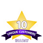 Another #Flirt4Free badge to add to my collection! Thank you for my 10 Unique Customers in a Day! https://t