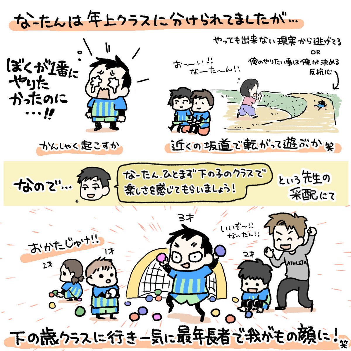 サッカーの試合で大挫折したその後 その1/4
#育児漫画 #育児日記 #なーたん育児記録 #男の子ママ  #ほぼにちなーたん #2016oct_baby 