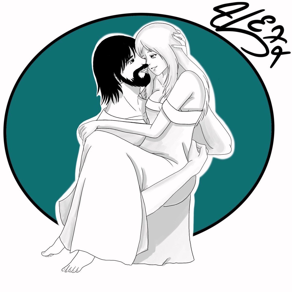 KyarytaArt's tweet photo. Charles x Orissa 

#Alexart #Orissart #OCwow https://t.co/yPCwUTkQRn