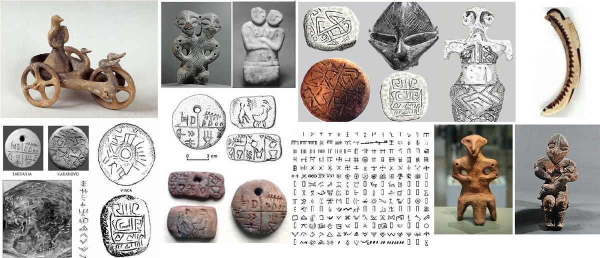 The Neolithic Vinča culture is Serbian and its mysterious symbols are graphems of Serbica, the oldest alphabet in the world. The Ten Commandments were written using Serbica because the Jews didn't have their script. It was found in Ancient Egypt.