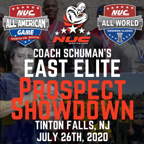 <a href="/carterreilly8/">carter reilly</a> You are invited to East Elite Prospect Showdown July 26th, 2020 in Tinton Falls, NJ. You Can Register At topprospectelite.com using code football19 for 50% off for invited athletes. Spots are limited.