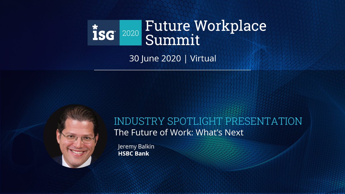 ISG_News's tweet photo. @jbapex from HSBC is presenting The #FutureOfWork: What's Next? at the #ISGFutureWorkplace Summit #ISGEVENTS https://t.co/BF7qehSWp5