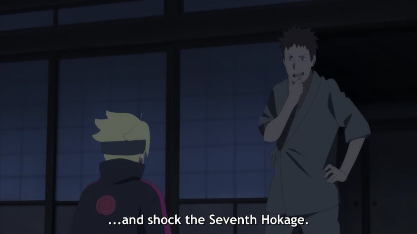 Look how excited he is to teach Boruto, Rasengan. And then the anime said later it was all Sasuke’s doing. No bitch, it was Konohamaru mostly 