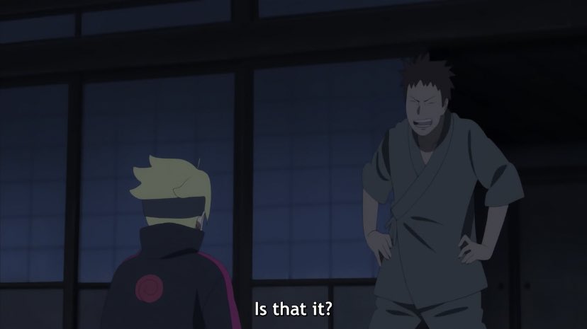 Look how excited he is to teach Boruto, Rasengan. And then the anime said later it was all Sasuke’s doing. No bitch, it was Konohamaru mostly 
