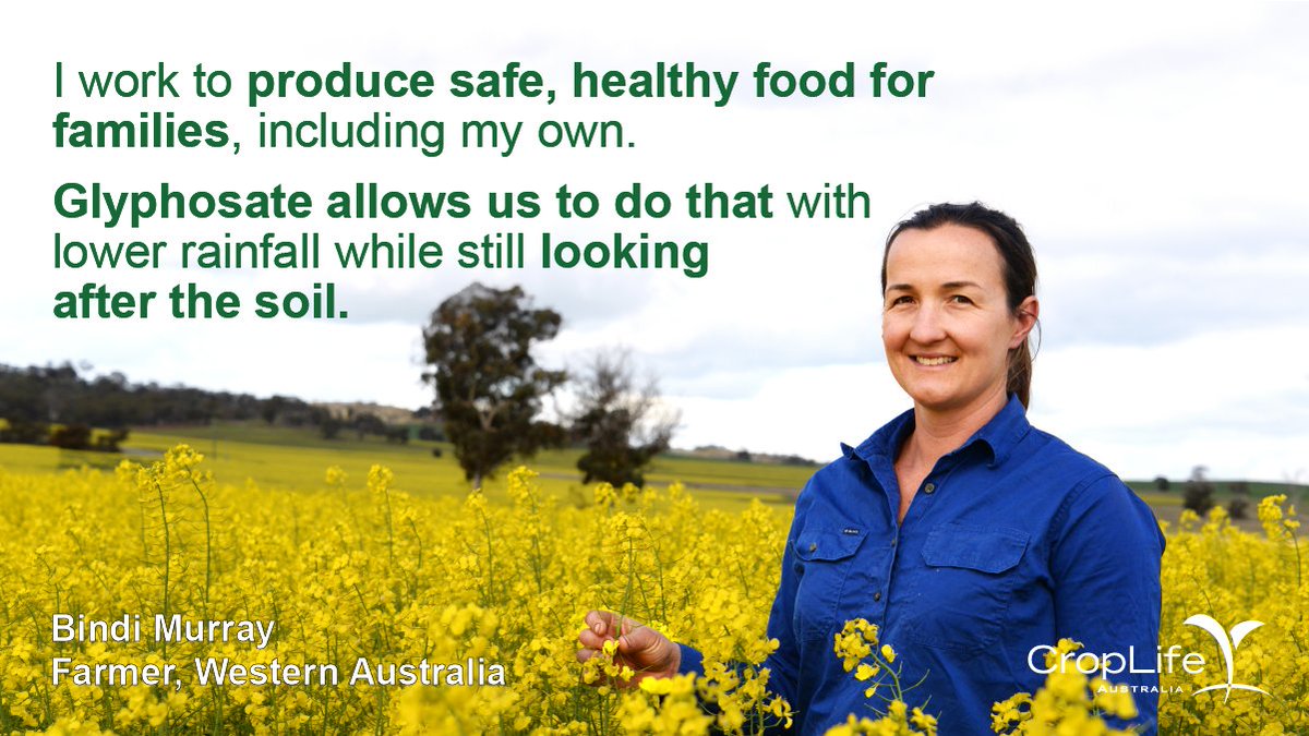 It is scientifically proven that conservative tillage, enabled by glyphosate, can reduce soil erosion by up to 90% and significantly improves water retention. More information here. ow.ly/X2jN50AlfcQ