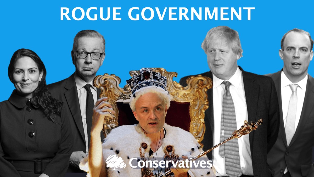That someone who is in contempt of parliament can now be an unelected bureaucrat at the heart of our government with more power than everyone, inclu. the Queen, and de facto running the country is an abomination.This is an illegitimate, anti-democratic, rogue government./53.