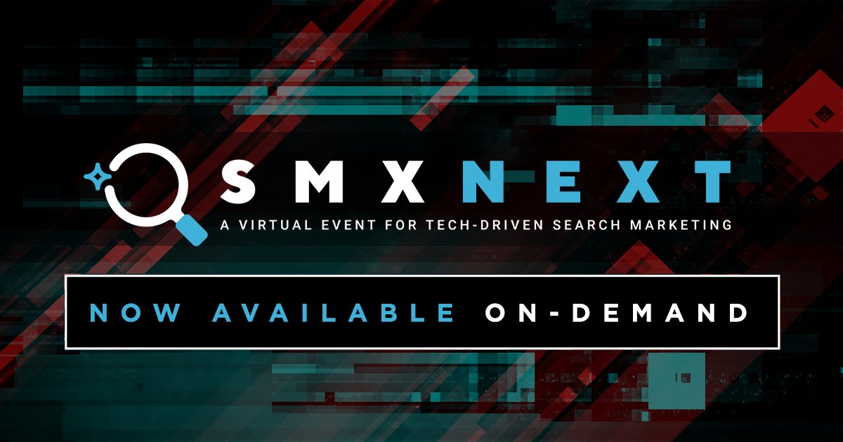 MarTech on Twitter "All of the sessions from last week’s SMX Next are