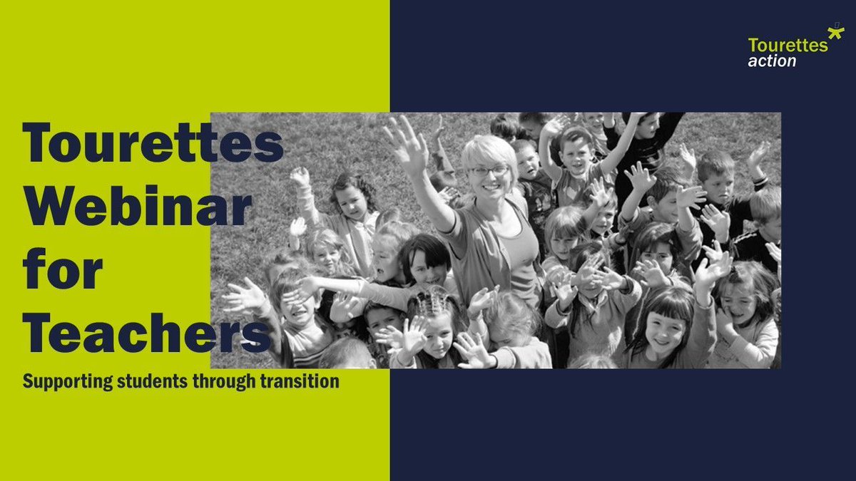 Our Education Manager Lucy is running a webinar aimed at teachers who have/will have a child with TS in their class. Taking place Tuesday 7th at 4pm. Email lucy@tourettes-action.org.uk for your link to join.