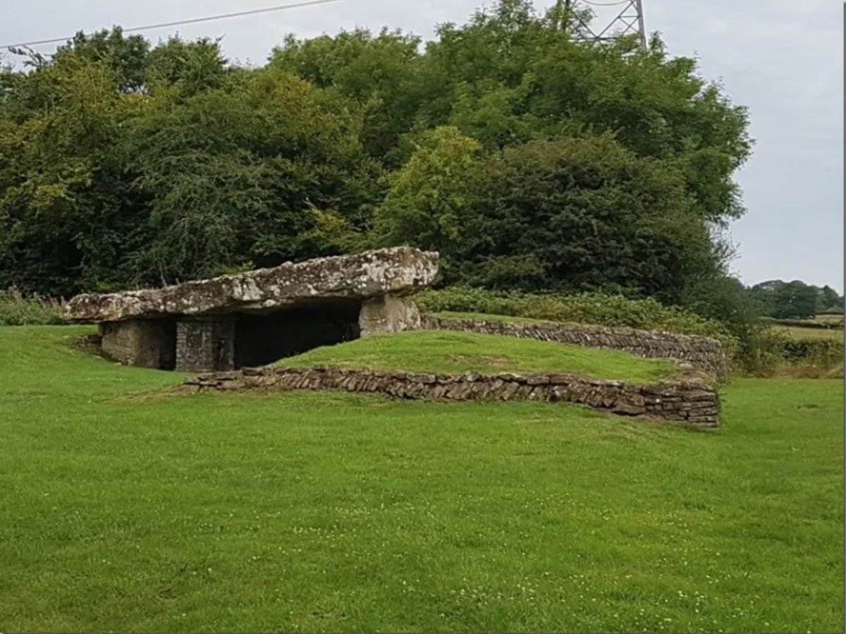 Tinkinswood, or to give it its full name, Tinkinswood Burial Chamber, is a Cotswold-Severn chambered tomb in the Vale of Glamorgan. Its Welsh name is Siambr Gladdu Tinkinswood, but it is also known as:• Castell Carreg• Llech-y-Filiast• Maes-y-Filiast• Gwal-y-Filiast