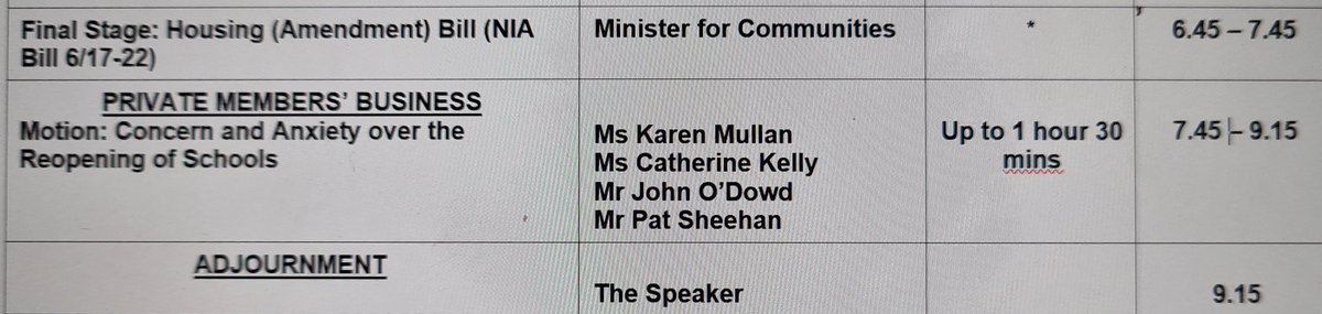 k_mullan's tweet photo. @sinnfeinireland Education Motion which we have submitted will be debated tomorrow evening

It is important that the re-opening of schools is done in partnership and in a safe and supportive way 

Tune in on @niassembly @ 7.45pm https://t.co/9Bbd9AeLdq