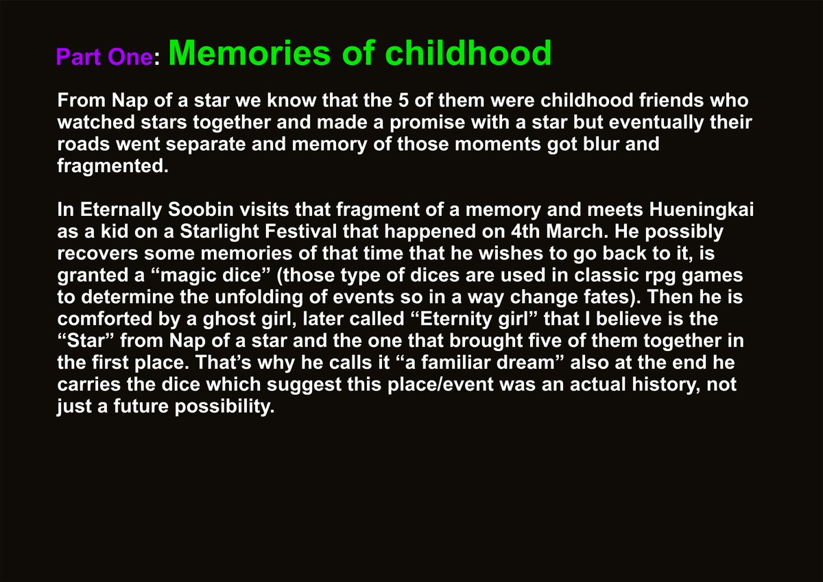 Part One: Memories of childhoodThey are childhood friends! #TOMORROW_X_TOGETHER  #txtTheory