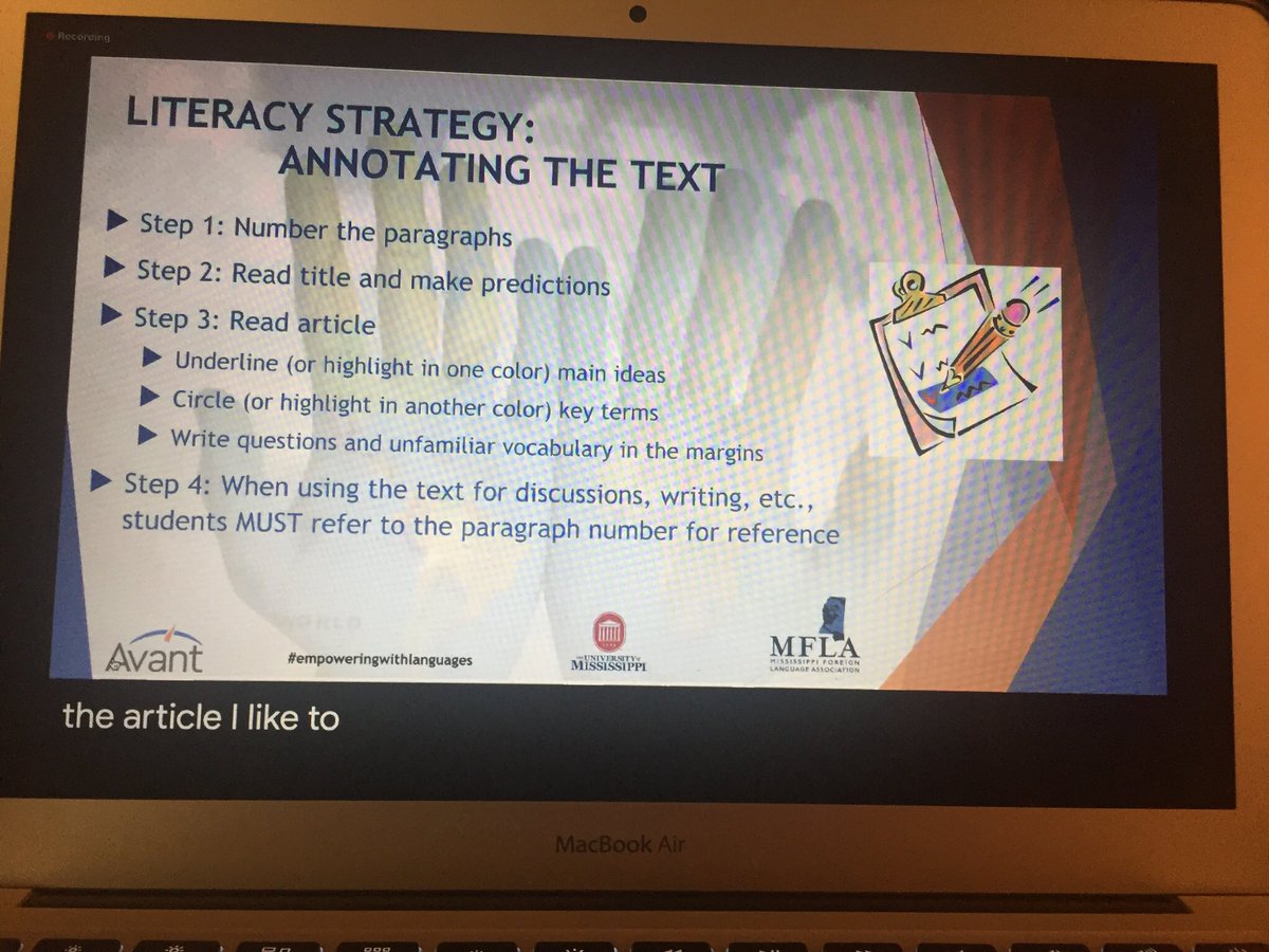 SraZimmermanCSM's tweet photo. @MORE_Learning_ Very excited that today’s learning has being using AVID strategies! @CSMS_Huskies #empoweringwithlanguages https://t.co/dXMpv3Cd7P