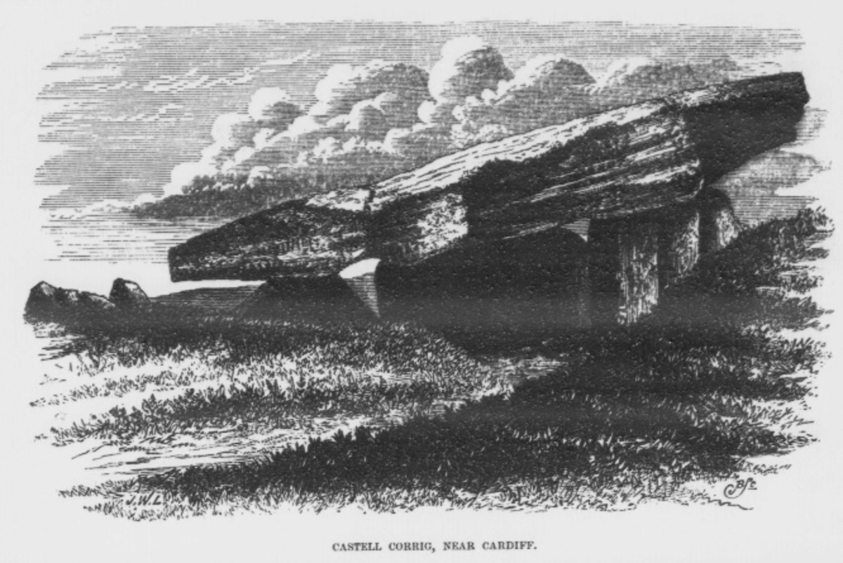 Tinkinswood, or to give it its full name, Tinkinswood Burial Chamber, is a Cotswold-Severn chambered tomb in the Vale of Glamorgan. Its Welsh name is Siambr Gladdu Tinkinswood, but it is also known as:• Castell Carreg• Llech-y-Filiast• Maes-y-Filiast• Gwal-y-Filiast