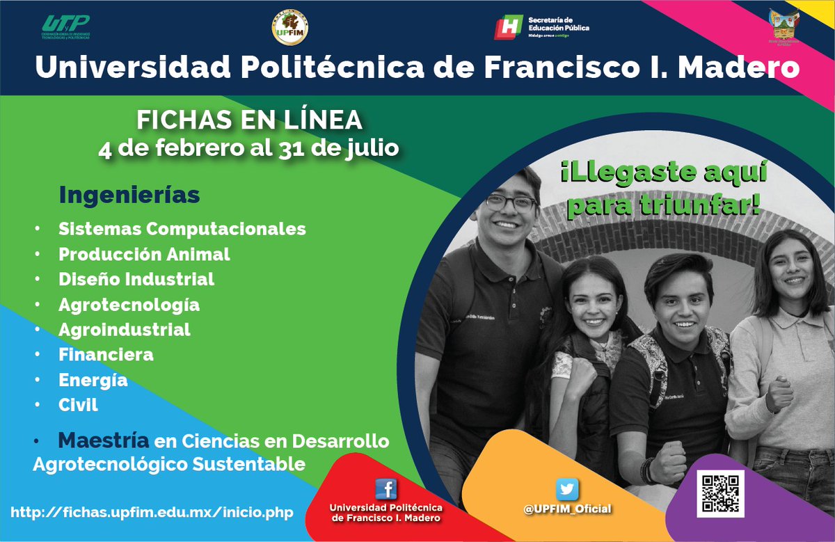 SEPHidalgo's tweet photo. Te compartimos que ya puedes solicitar tu ficha para estudiar una Ingeniería en la 
@UPFIM_Oficial, conoce la #OfertaEducativaHidalgo que tienen para ti, ingresa a https://t.co/JIrZaYuB3e y haz tu solicitud. #QuédateEnCasa https://t.co/eS0hbXDjIP