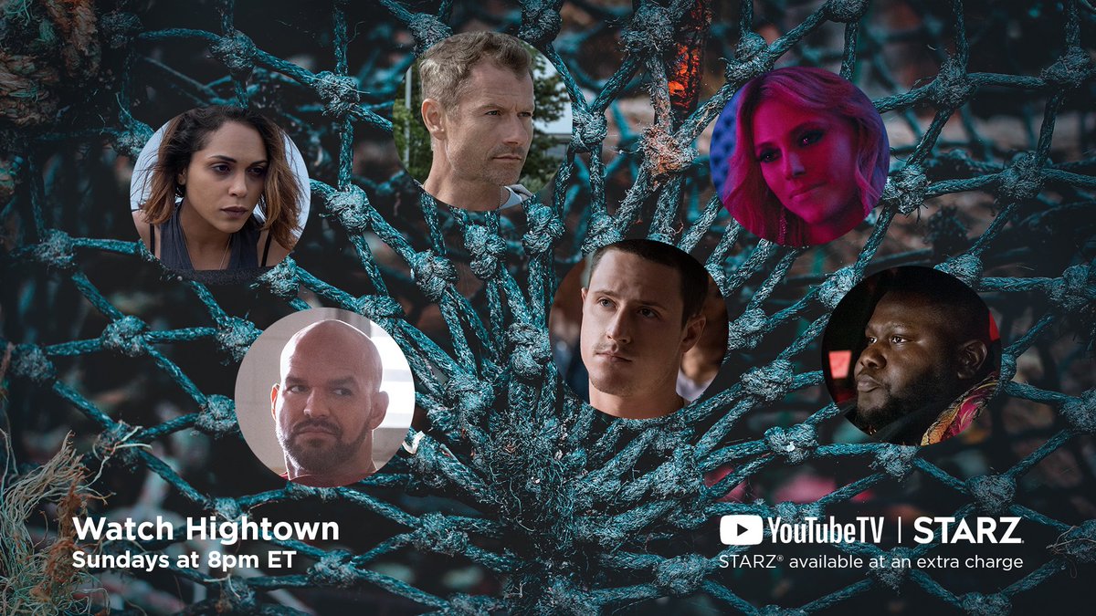 YouTubeTV's tweet photo. Oh, what a tangled net they weave. Catch up on the lies that lurk beneath @HightownSTARZ with new episodes, Sundays on @STARZ. https://t.co/iugtHIOOxP