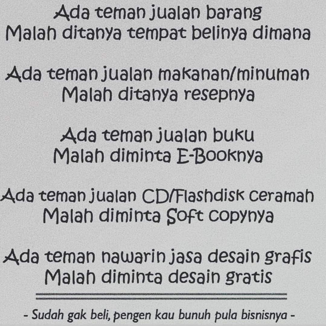 Tanpa sadar, kita sudah jadi “pembunuh”