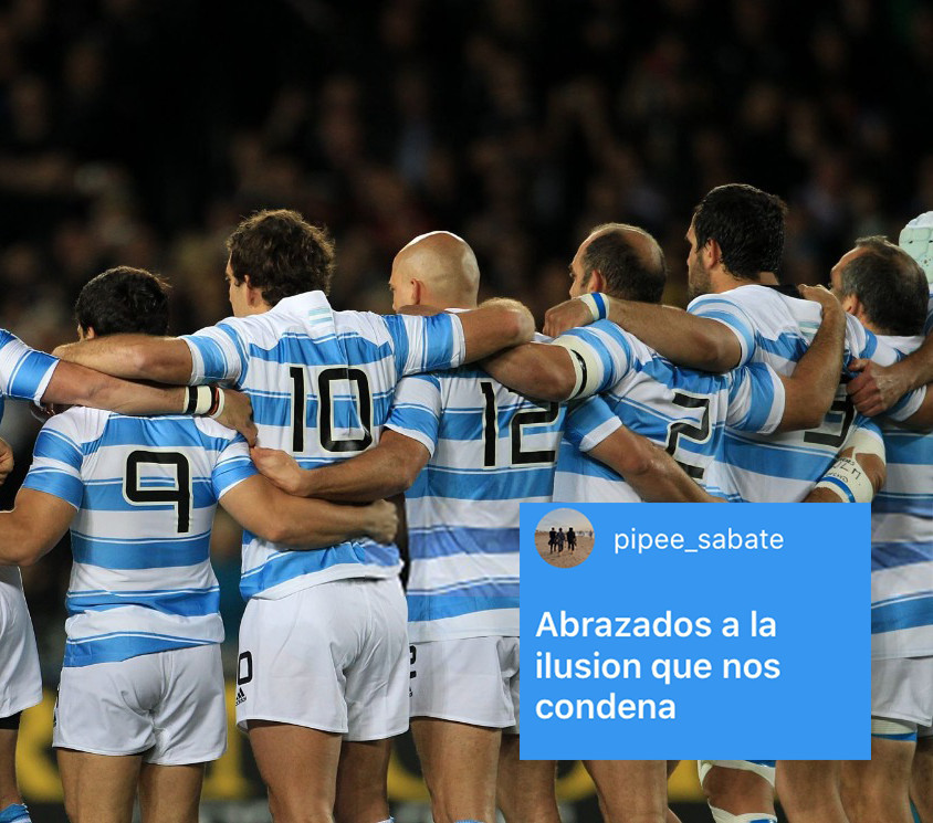 ScrumESPN's tweet photo. .@pipee_sabate (#Instagram) y un título para una foto de la #RWC2011 que no necesita ningún tipo de calificativo. Sólo sentimiento a flor de piel por la celeste y blanca. 🇦🇷🏉📸
#SeParteDeScrum https://t.co/k2M7fEpko8