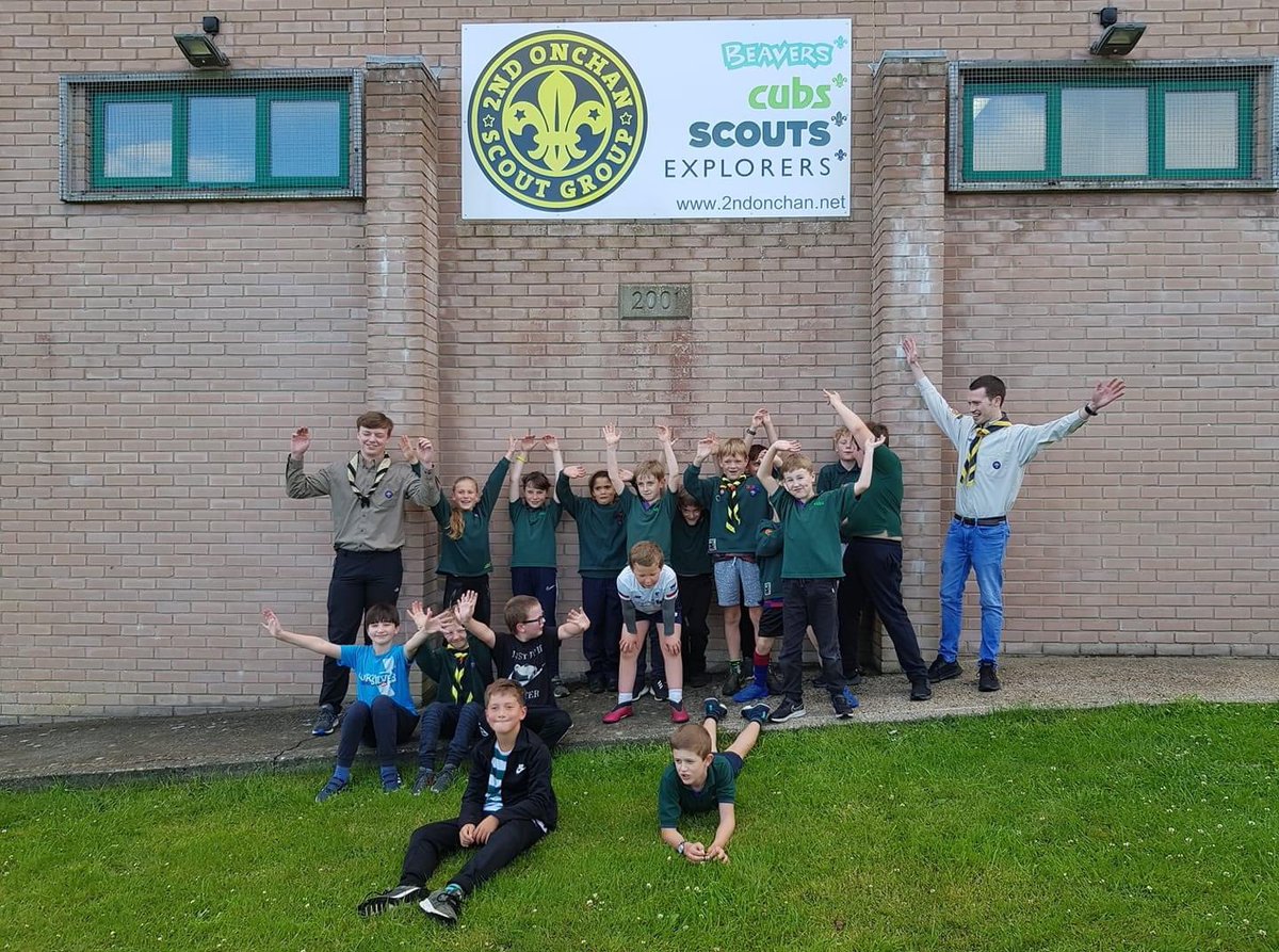 We’re back! 

After months of online Scouting and lots of prep for meeting in person again <a href="/2ndonchan/">2ndonchan</a> we’re the first #Scouts in @UKScouting to get back to meeting face to face!

Lots of other #IsleOfMan #Scouts are meeting this week too 🇮🇲⚜️❤️