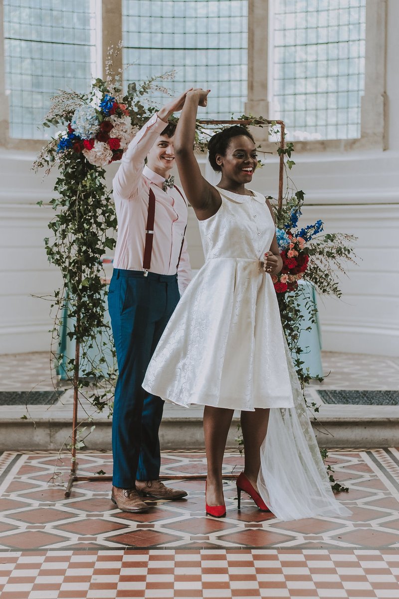 Wonderfully Eccentric Wes Anderson &amp; William Morris Wedding Inspiration
Images  📸 Jessica Hill Photography with Concept <a href="/tobeadorned/">To Be Adorned</a>  bit.ly/2VutJ7R Styling <a href="/LizSWong/">Elizabeth Weddings</a>