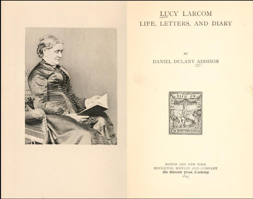 These relationships were one form of same-sex love, though terms we might use today (gay, lesbian, queer) did not exist as a framework in the mid-1800s to describe them. One example of romantic friendship can be found in the relationship between Lucy Larcom & Esther Humiston.