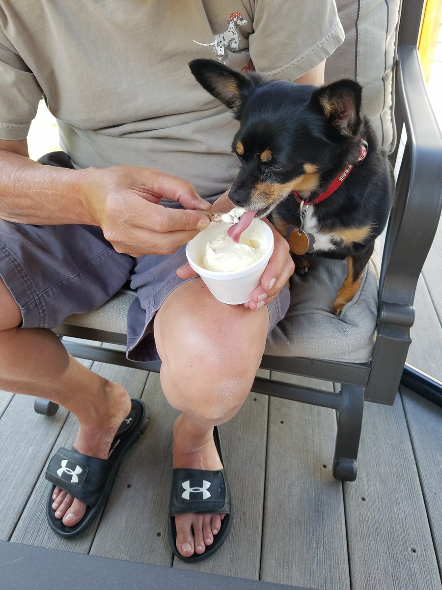 PrincessCali16's tweet photo. It's so hot outside mom &amp; dad got me ice cream 🍦😊😁 https://t.co/KnJcIAiNbI