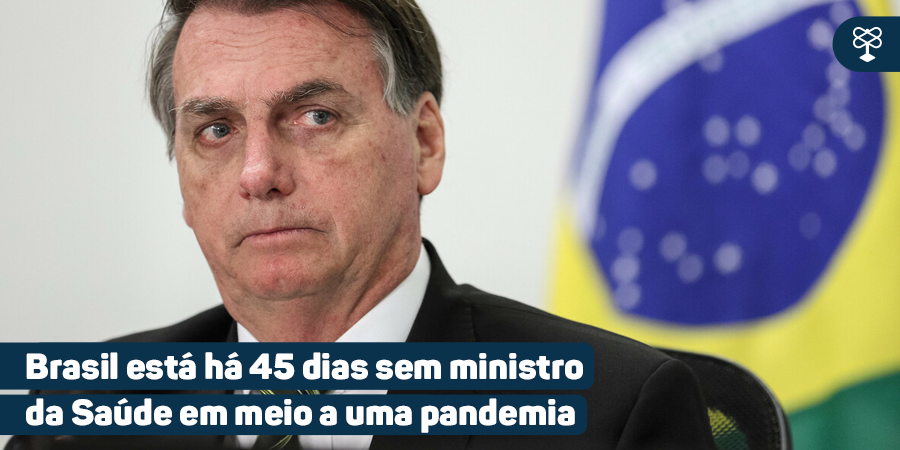 CatracaLivre's tweet photo. Nesta segunda-feira, 29, o Brasil completa longos 45 dias que está sem ministro da Saúde, e carrega consigo a vergonhosa marca de segundo país do mundo com mais casos confirmados e mortes pelo novo coronavírus, ficando atrás apenas dos EUA.

👉Saiba mais: https://t.co/4kyCF9cRK2 https://t.co/IKgXGfnWFZ