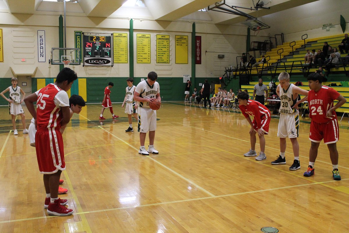 BCCHS_Eagles's tweet photo. From the 2019-2020 Archives: Freshmen Boys Basketball vs. North High - 1/21/2020 #BCBBall #EaglesICT https://t.co/bkUKJBhXF9