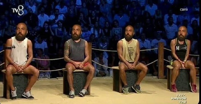 runoo67's tweet photo. Acun’un final dörtlüsü.  #survivor2020 https://t.co/EykTkR51Bk