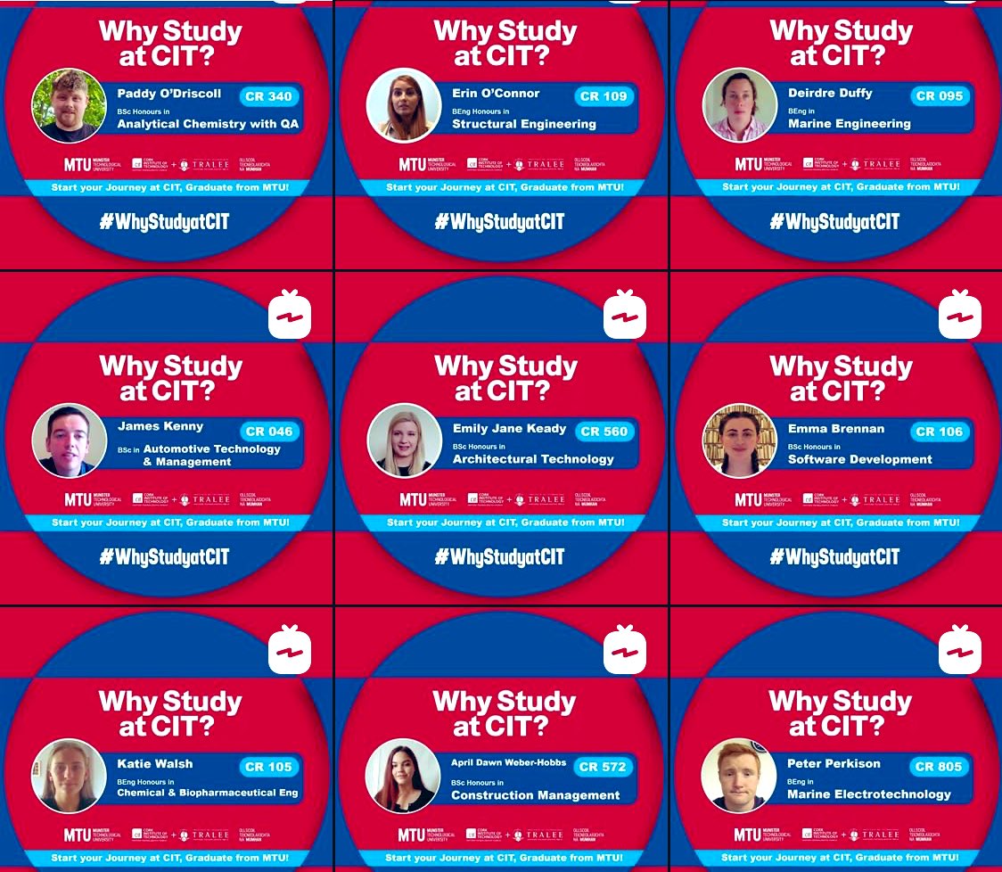 MTU_ie's tweet image. CAO Deadline is 1st July 5:15pm for final Change of Mind applications. 

Check out our series of #WhyStudyatCIT student interview videos on YouTube, Facebook or Instagram IGTV to find out more about our Engineering &amp;amp; Science courses!

#CAOdeadline #CAO2020