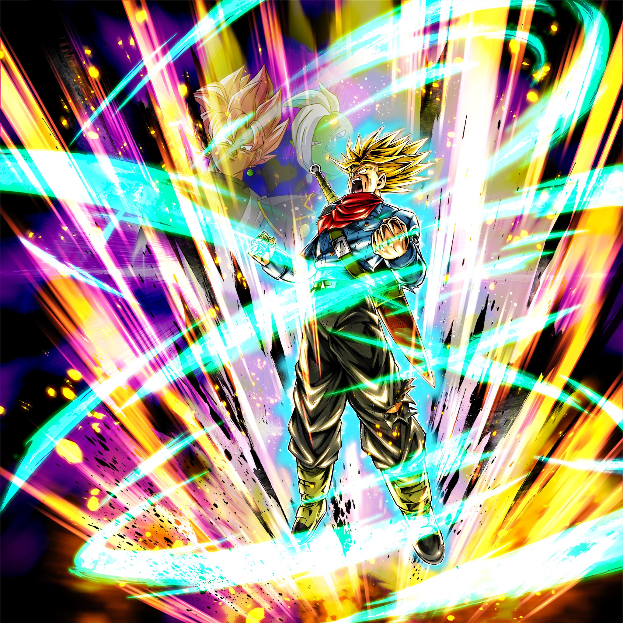 Rage Trunks, dbs, HD wallpaper