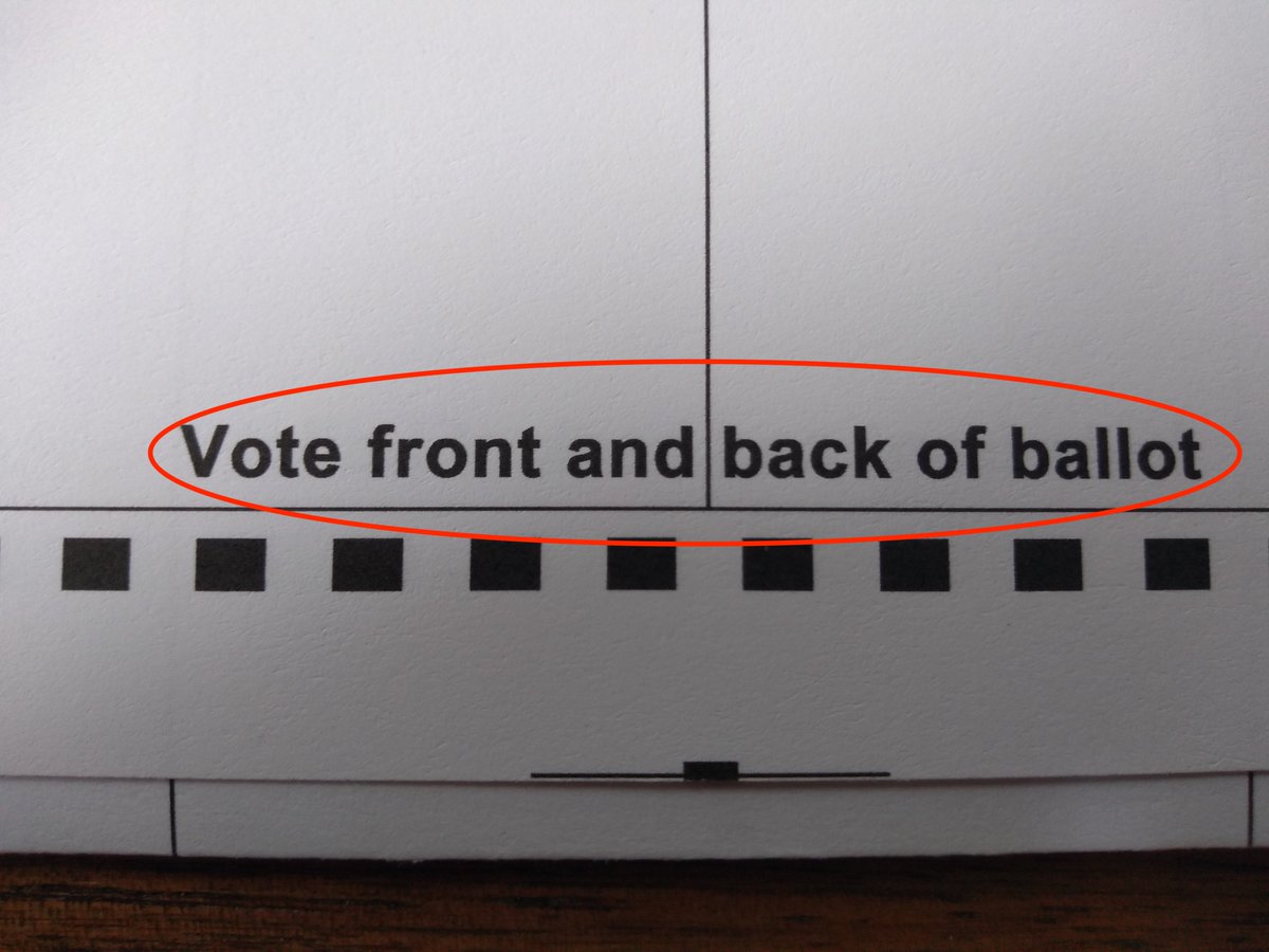 Tip 5: Look to see whether you have a one-sided ballot or need to flip to also vote on the back. I live somewhere with a non-partisan side to the ballot, so I need to flip. Some Minnesotans only have a partisan side to vote on. Either way, your ballot will tell you.