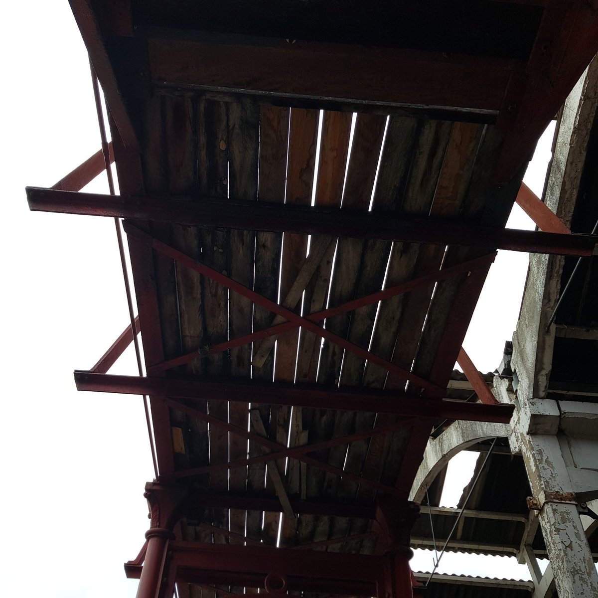 PatriciaYovaldi's tweet photo. Estación Rosario Central. Hoy abandonada. Basura por todos lados. Por que no mantienen @MuniRosario?Puentes peatonales peligrosos, tablas rota, posible accidente. Recuperen su esplendor sin destruir. Lindo paseo nuestro ferrocarril @MuniRosario @AmbienteyEP @CulturaRosario https://t.co/ew6EM6UzWN