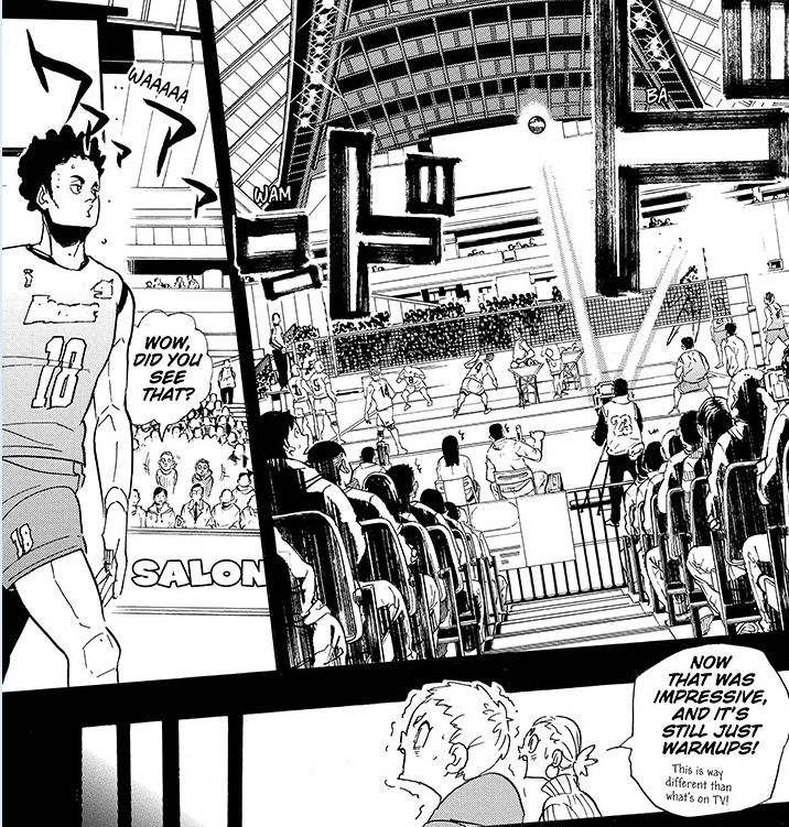 Because he truly loves volleyball. We see glimpses of his childlike wonder when he watches games with his brother, when his mother takes him to his first game, and confirmed when he candidly calls volleyball "what he loves" in Chapter 393.